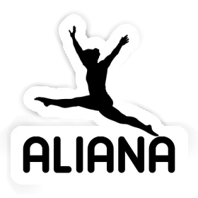 Autocollant Gymnaste Aliana Image