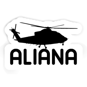 Helikopter Aufkleber Aliana Image