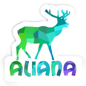 Aliana Sticker Deer Image