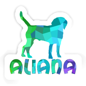Dog Sticker Aliana Image