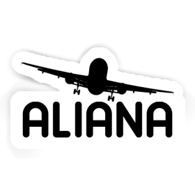 Flugzeug Sticker Aliana Image