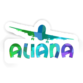 Aliana Sticker Flugzeug Image