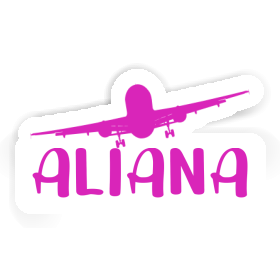 Flugzeug Aufkleber Aliana Image