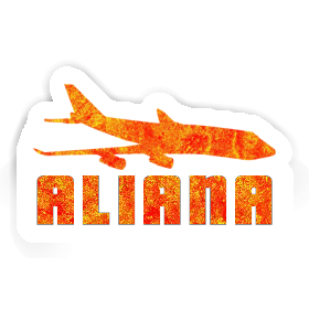 Jumbo-Jet Aufkleber Aliana Image
