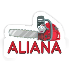 Aliana Sticker Kettensäge Image