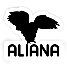 Eule Aufkleber Aliana Image