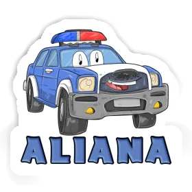 Police Car Sticker Aliana Image