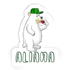 Aufkleber Aliana Eisbär Image