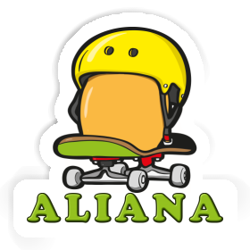Skateboard-Ei Sticker Aliana Image