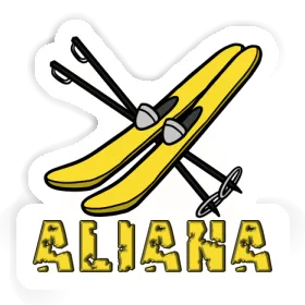 Autocollant Aliana Ski Image