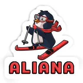 Autocollant Aliana Skieuse Image