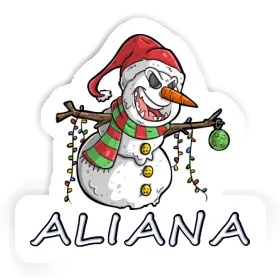 Sticker Snowman Aliana Image