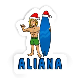 Autocollant Surfeur Aliana Image