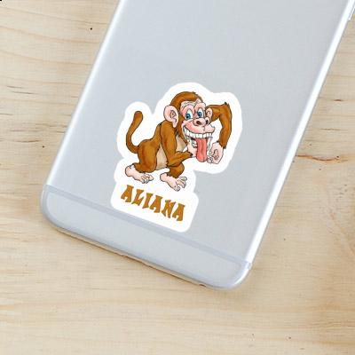 Sticker Aliana Gorilla Notebook Sticker Aliana Gorilla Gift package Image