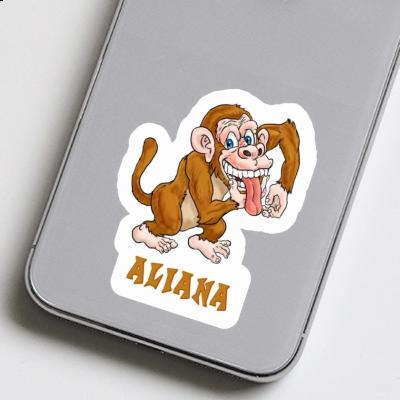 Sticker Aliana Affe Notebook Sticker Aliana Affe Gift package Image