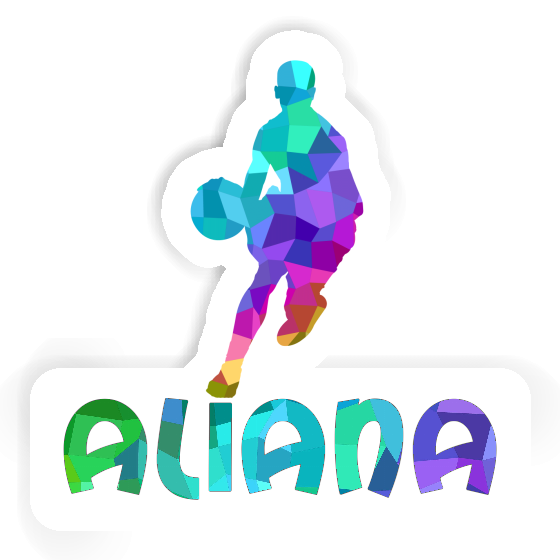 Autocollant Aliana Joueur de basket-ball Notebook Autocollant Aliana Joueur de basket-ball Gift package Image