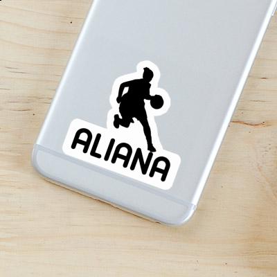 Aliana Autocollant Joueuse de basket-ball Aliana Autocollant Joueuse de basket-ball Image