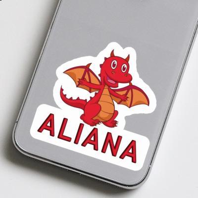 Drache Aufkleber Aliana Notebook Drache Aufkleber Aliana Gift package Image