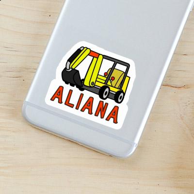 Autocollant Mini-pelle Aliana Autocollant Mini-pelle Aliana Image