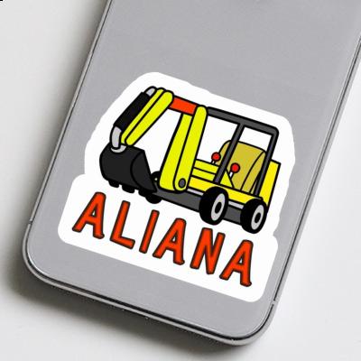 Autocollant Mini-pelle Aliana Notebook Autocollant Mini-pelle Aliana Notebook Image