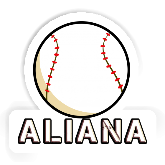 Autocollant Aliana Balle de baseball Gift package Image