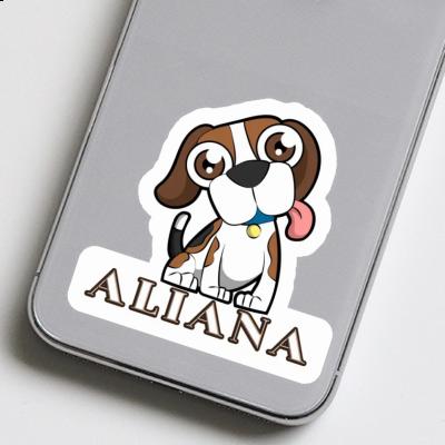Sticker Aliana Beagle Dog Sticker Aliana Beagle Dog Image