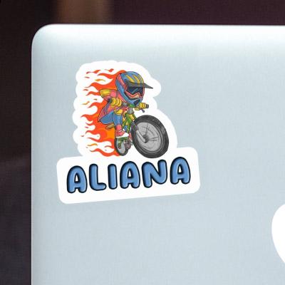 Aufkleber Biker Aliana Laptop Aufkleber Biker Aliana Laptop Image