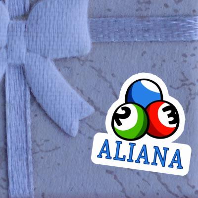 Sticker Billiard Ball Aliana Gift package Image