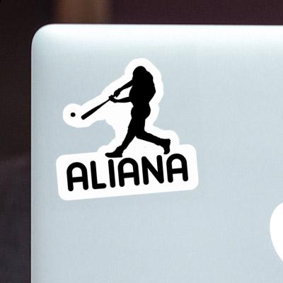 Baseballspieler Sticker Aliana Notebook Baseballspieler Sticker Aliana Gift package Image