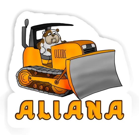 Aliana Sticker Bulldozer Aliana Sticker Bulldozer Image