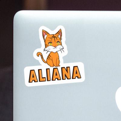 Aliana Autocollant Chat Laptop Aliana Autocollant Chat Laptop Image
