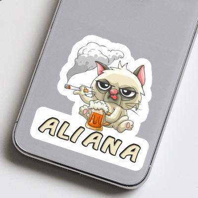 Aliana Autocollant Bad Cat Notebook Aliana Autocollant Bad Cat Notebook Image