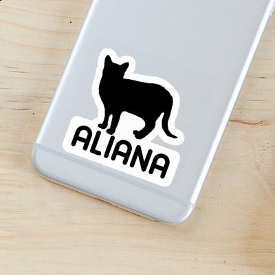 Sticker Katze Aliana Image