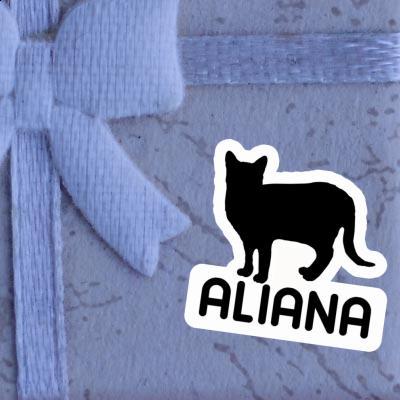 Sticker Katze Aliana Gift package Image