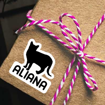 Sticker Katze Aliana Gift package Image
