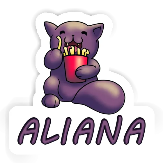 Sticker Cat Aliana Notebook Sticker Cat Aliana Notebook Image