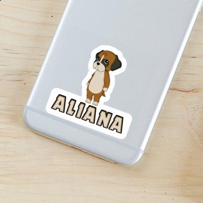 German Boxer Sticker Aliana German Boxer Sticker Aliana Image