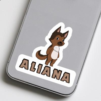 German Sheperd Sticker Aliana Laptop German Sheperd Sticker Aliana Laptop Image