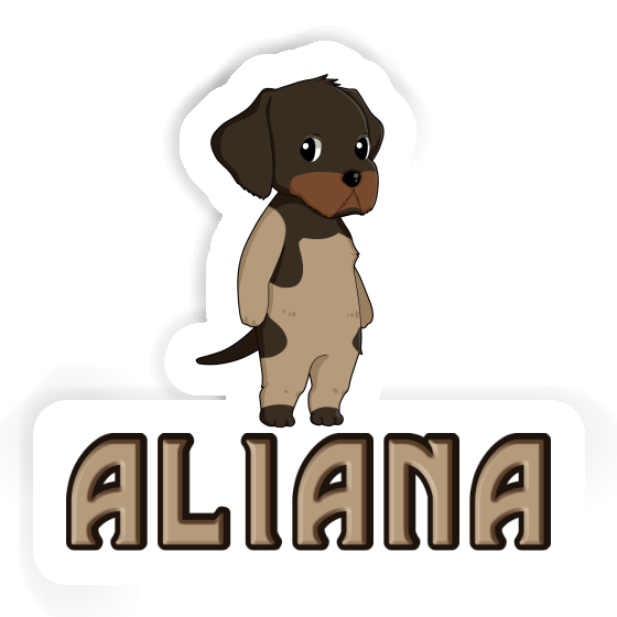 Deutsch Drahthaar Aufkleber Aliana Laptop Deutsch Drahthaar Aufkleber Aliana Laptop Image