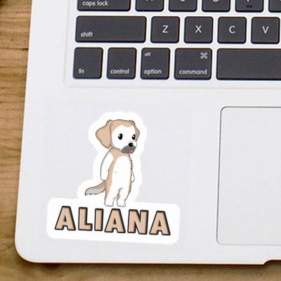 Sticker Golden Retriever Aliana Notebook Image