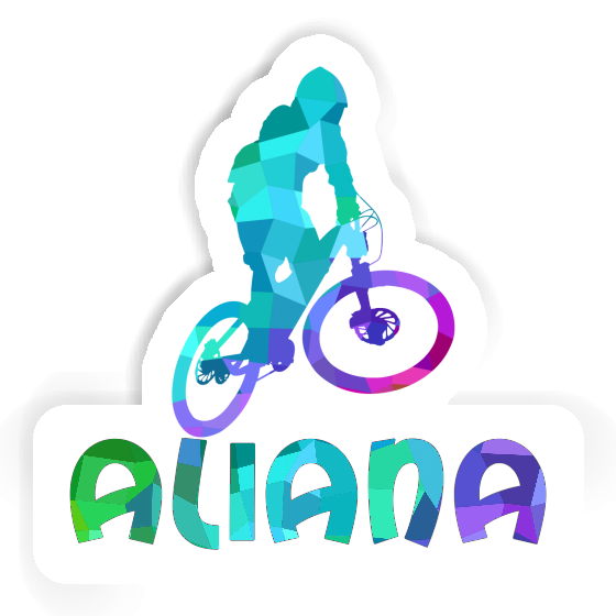 Sticker Aliana Downhiller Notebook Image