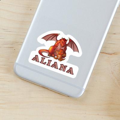 Aliana Sticker Dragon Notebook Aliana Sticker Dragon Notebook Image