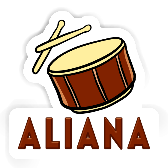 Aufkleber Aliana Trommel Aufkleber Aliana Trommel Image
