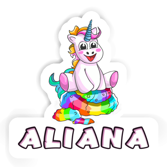 Aliana Sticker Baby-Einhorn Notebook Aliana Sticker Baby-Einhorn Gift package Image