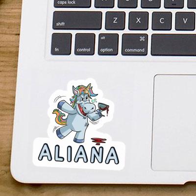Weinhorn Sticker Aliana Notebook Weinhorn Sticker Aliana Gift package Image