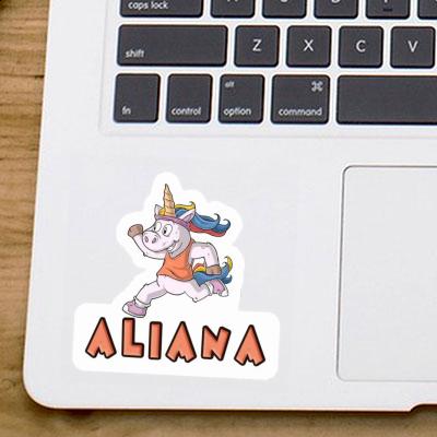 Autocollant Aliana Joggeuse Notebook Image