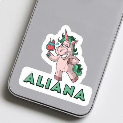 Aliana Sticker Party-Einhorn Laptop Image