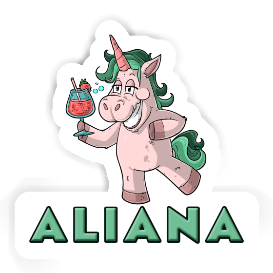 Autocollant Licorne festive Aliana Laptop Autocollant Licorne festive Aliana Laptop Image