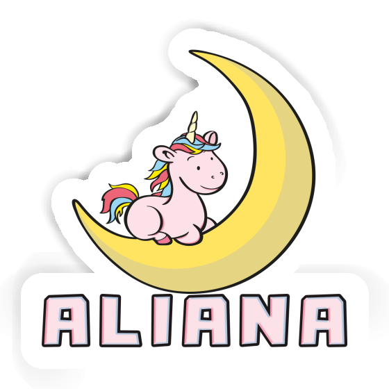 Autocollant Aliana Licorne Laptop Autocollant Aliana Licorne Laptop Image