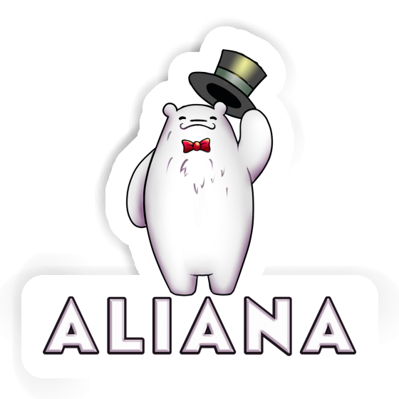 Autocollant Aliana Ours polaire Notebook Autocollant Aliana Ours polaire Gift package Image